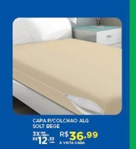 DB Supermercados Capa para colchão oferta