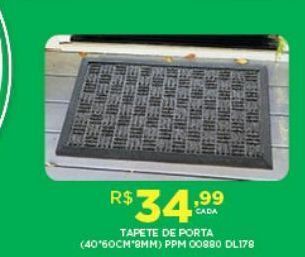 DB Supermercados Tapete de porta oferta