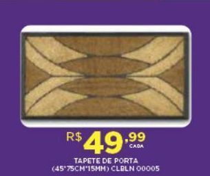 DB Supermercados Tapete de porta oferta