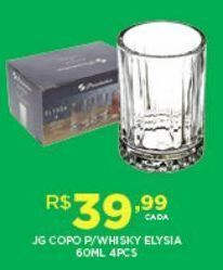 DB Supermercados Jogo copo para whisky oferta