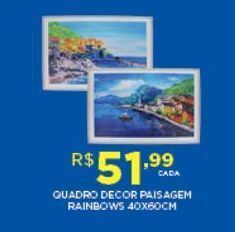 DB Supermercados Quadro decor oferta