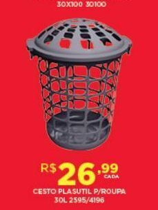 DB Supermercados Cesto para roupa oferta