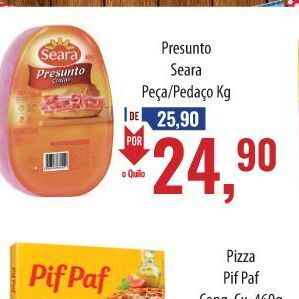 Supermercados BH Presunto Seara oferta