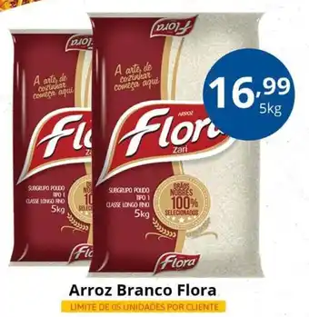 Superbom Supermercado Arroz Branco Flora 5kg oferta