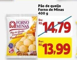 Mercado Extra Pao de queijo Forno de Minas 400g oferta