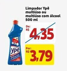 Mercado Extra Limpador Ype Multiuso ou multiuso com alcool 500ml oferta