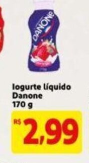 Extra Supermercado Iogurte Liquido Danone 170g oferta