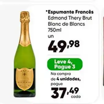 Zaffari Espumante Francês Edmond Thery Brut Blanc De Blancs oferta