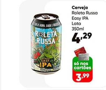 Zaffari Cerveja Roleta Russa Easy Ipa Lata oferta