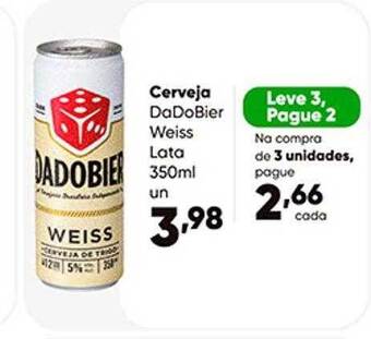 Zaffari Cerveja Dadobier Weiss Lata oferta