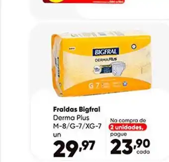 Fraldas Bigfral Derma Plus
