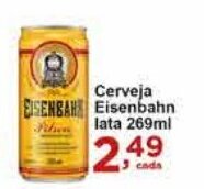 Rossi Supermercado Cerveja Eisenbahn lata 269ml oferta
