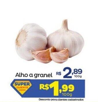 Super Lagoa Alho a granel 100g oferta
