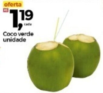 Frangolândia Coco verde unidade oferta