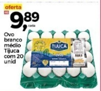 Frangolândia Ovo Branco Medio Tijuca com 20 unidades oferta