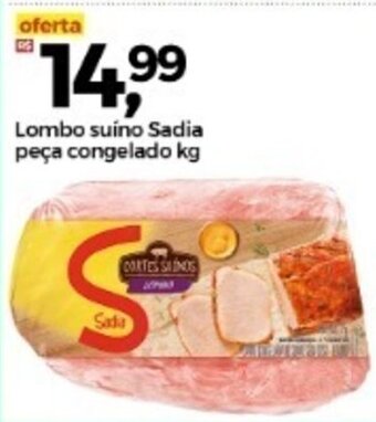 Frangolândia Lombo suino Sadia peca Congelado 1kg oferta
