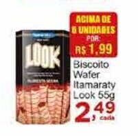 Rossi Supermercado Biscoito Wafer Itamaraty Look 55g oferta