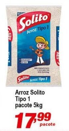 Ricoy Supermercados Arroz Solito tipo 1 pacote 5kg oferta