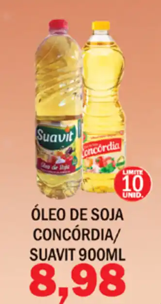 Supermercados Mendonça Oleo de Soja Concordia/ Suavit 900ml oferta