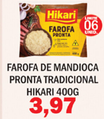 Farofa de Mandioca pronta Tradicional Hikari 400g