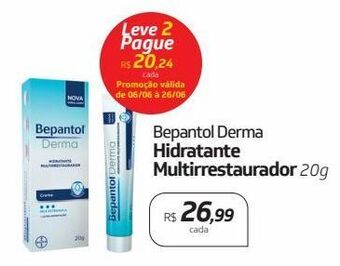 Drogal Bepantol derma hidratante multirrestaurador 20g oferta
