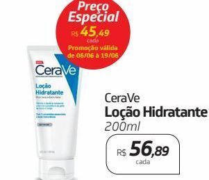 Drogal Cerave loção hidratante 200ml oferta