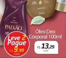 Drogal Paixão óleo deo corporal 100ml oferta