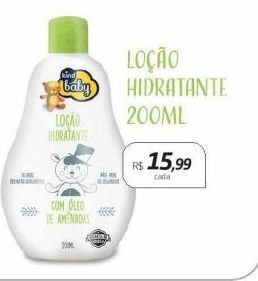 Loção hidratante kind baby 200ml