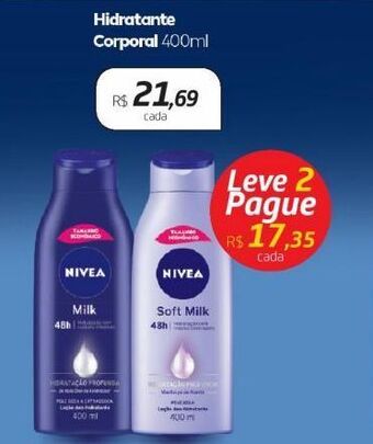 Drogal Nivea hidratante corporal 400ml oferta