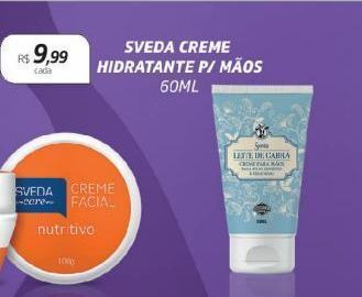 Drogal Sveda creme hidratante p/mãos 60ml oferta