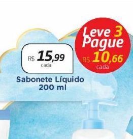 Drogal Sabonete líquido dove 200ml oferta