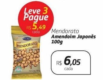 Mendorato amendoim japonês 100g