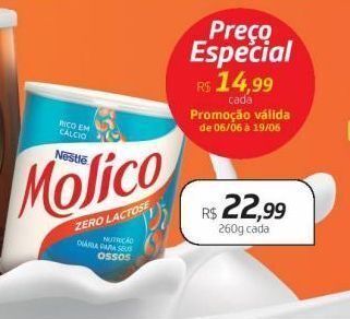 Drogal Nestlé molico 260g oferta