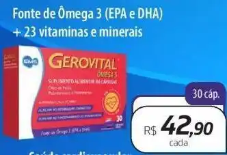 Drogal Gerovital omega 3 30 cap oferta