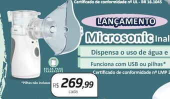 Microsonic inalador portatil