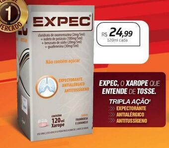 Drogal Expec xarope 120ml oferta