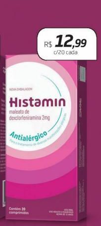 Drogal Histamin c/20 comp oferta