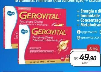 Drogal Gerovital 30 cap oferta