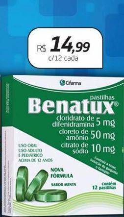 Drogal Benatux pastilhas c/12 oferta
