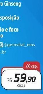 Drogal Gerovital 60 cap oferta