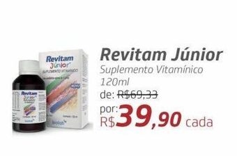 Revitam júnior suplemento vitamínico 120ml