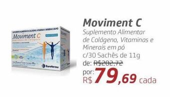 Drogal Moviment c suplemento alimentar de colágeno, vitaminas e minerais em pó c/30 sachês de 11g oferta