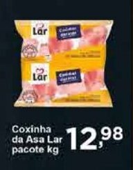 Rossi Supermercado Coxinha da asa Lar pacote 1kg oferta