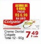 Rossi Supermercado Creme Dental Colgate Total 12 90g oferta
