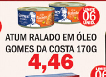 Supermercados Mendonça Atum Ralado em Oleo Gomes da Costa 170g oferta