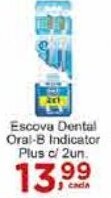 Rossi Supermercado Escova Dental Oral B Indicator Plus c/2 oferta