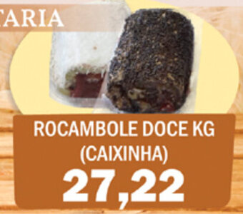 Supermercados Mendonça Rocambole Doce 1kg oferta