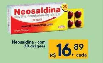 Neosaldina Com 20 Drágeas