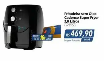 Hiper Moreira Fritadeira Sem óleo Cadence Super Fryer 3.8 Litros oferta