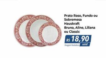Prato Raso Fundo Ou Sobremesa Hauskraft Bruna Aline Liliana Ou Classic
